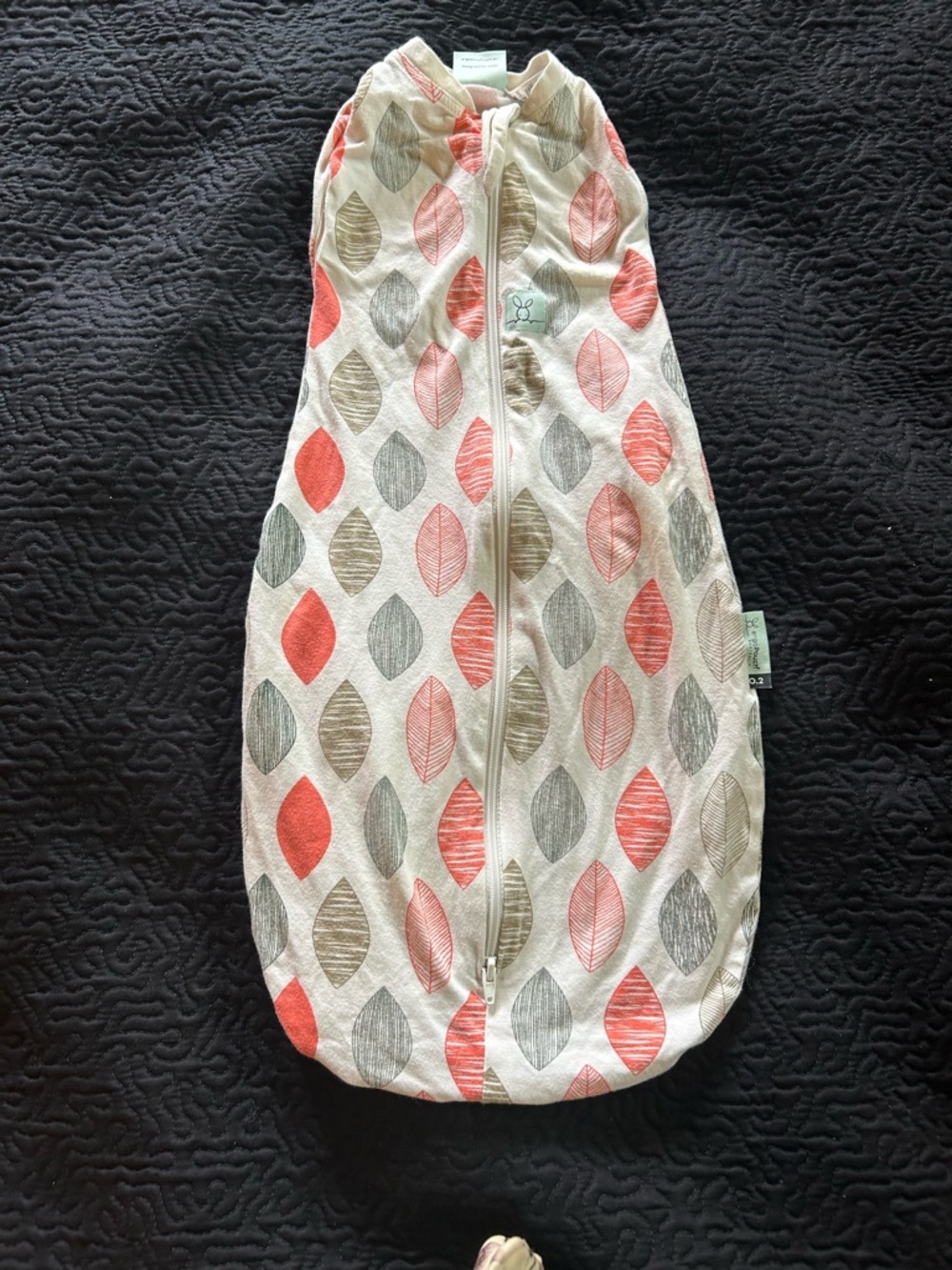 Organic cotton Leaf Print Baby Sleep Sack